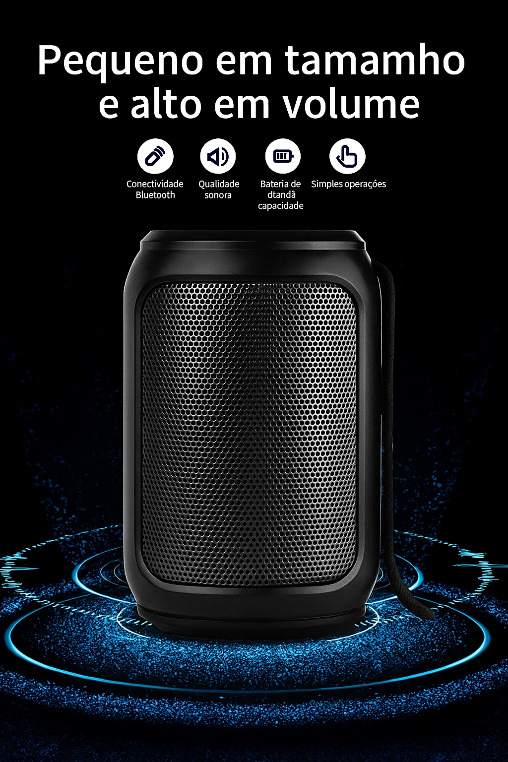 Caixa de Som Bluetooth - Praince