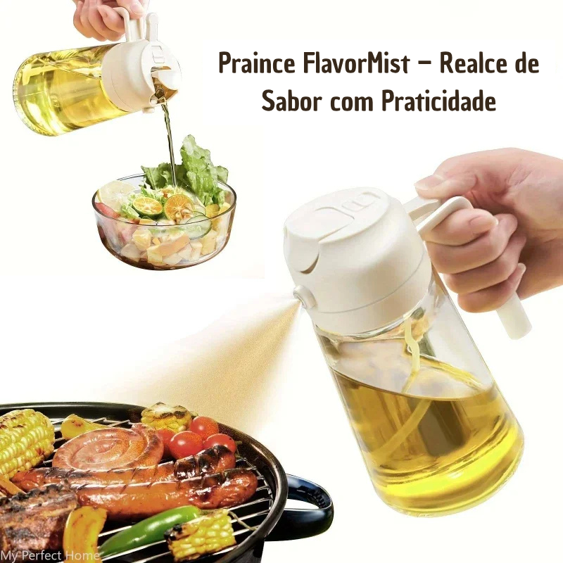 (Ultimas Unidades) Praince FlavorMist + Bônus Receitas Saudáveis Indispensáveis para Dieta + Frete Grátis   – Realça sabores com praticidade em cada spray