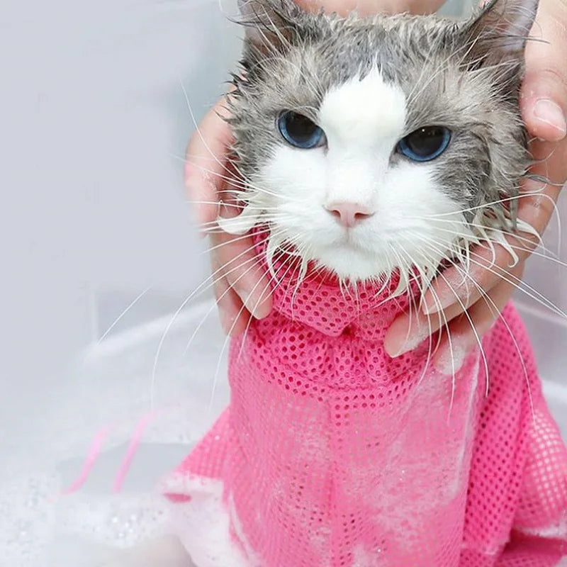 Bolsa de Banho e Higienização para Gatos - Praince 